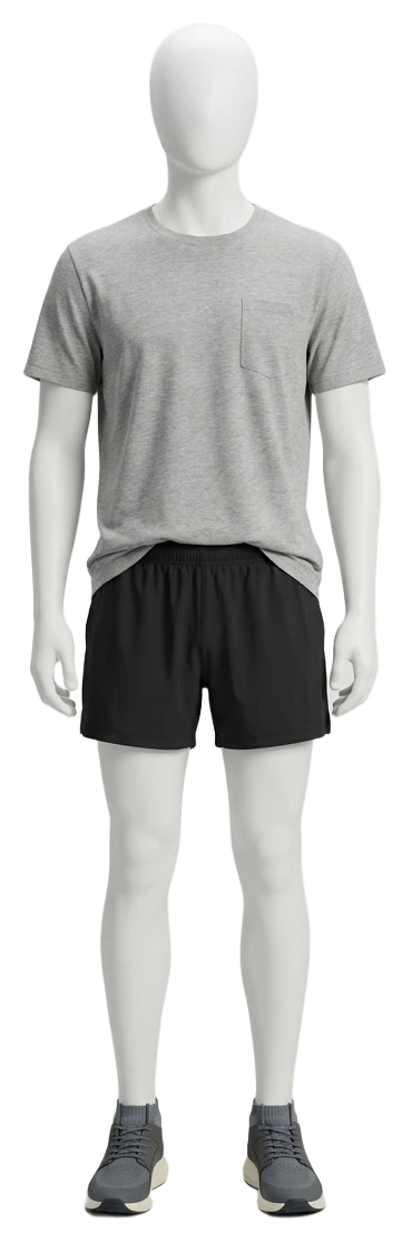 The pieces of this look on a mannequin, a Rewear Reverie preview