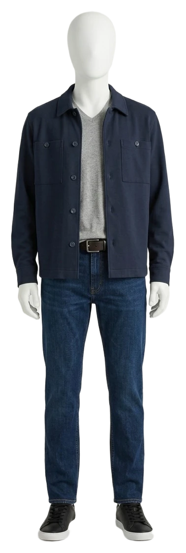 The pieces of this look on a mannequin, a Rewear Reverie preview