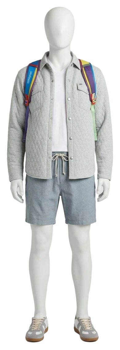 The pieces of this look on a mannequin, a Rewear Reverie preview