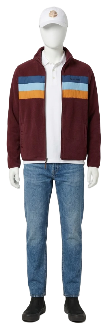 The pieces of this look on a mannequin, a Rewear Reverie preview