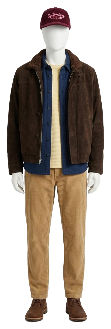 The pieces of this look on a mannequin, a Rewear Reverie preview