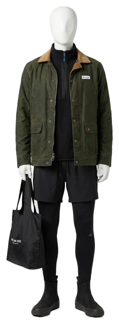 The pieces of this look on a mannequin, a Rewear Reverie preview