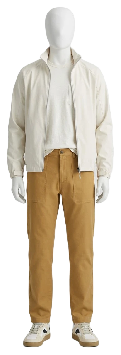 The pieces of this look on a mannequin, a Rewear Reverie preview