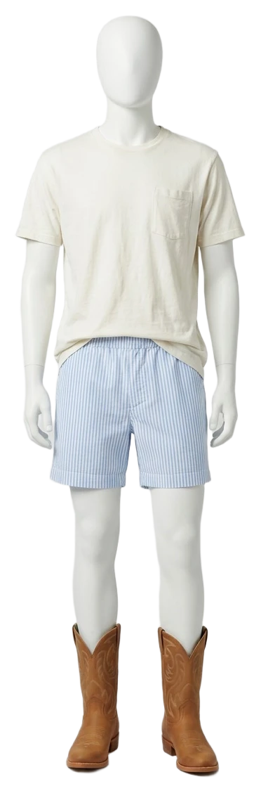 The pieces of this look on a mannequin, a Rewear Reverie preview