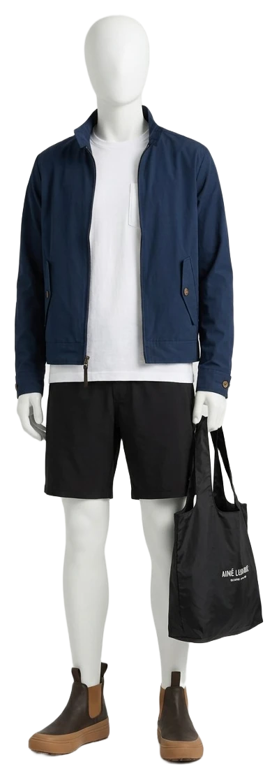 The pieces of this look on a mannequin, a Rewear Reverie preview