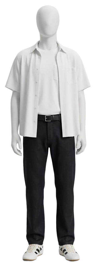 The pieces of this look on a mannequin, a Rewear Reverie preview