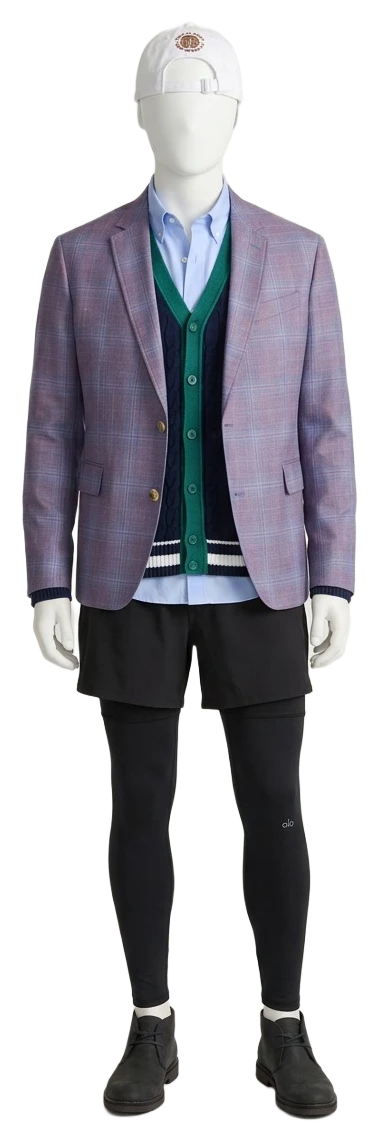 The pieces of this look on a mannequin, a Rewear Reverie preview