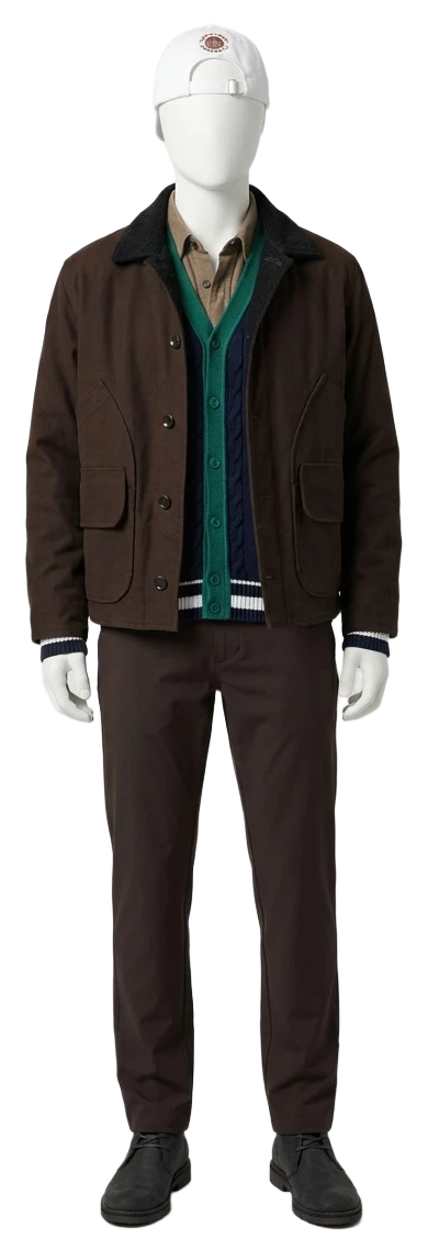 The pieces of this look on a mannequin, a Rewear Reverie preview