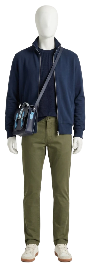 The pieces of this look on a mannequin, a Rewear Reverie preview