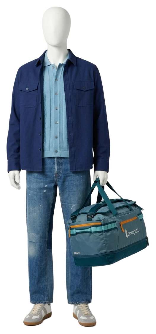 The pieces of this look on a mannequin, a Rewear Reverie preview