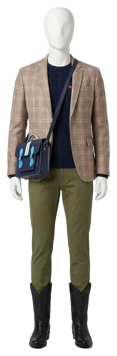 The pieces of this look on a mannequin, a Rewear Reverie preview