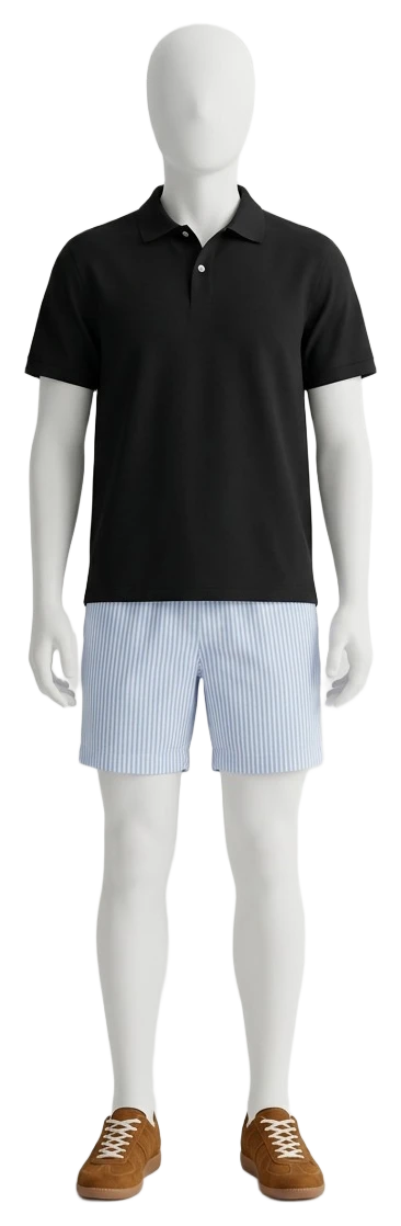 The pieces of this look on a mannequin, a Rewear Reverie preview