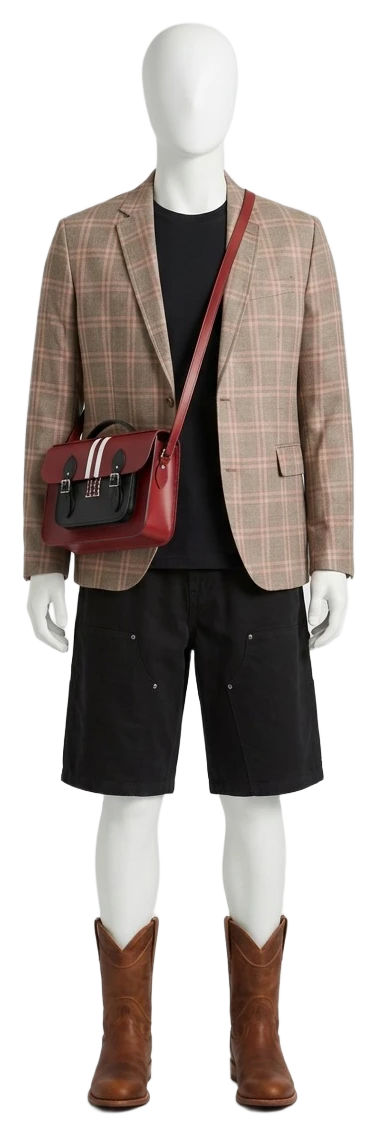 The pieces of this look on a mannequin, a Rewear Reverie preview