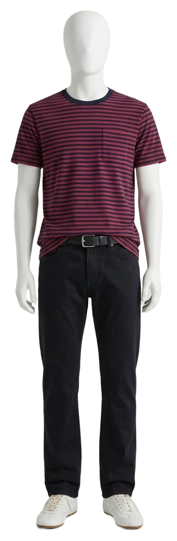 The pieces of this look on a mannequin, a Rewear Reverie preview