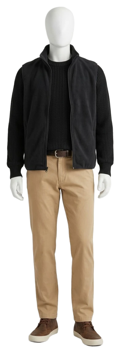 The pieces of this look on a mannequin, a Rewear Reverie preview