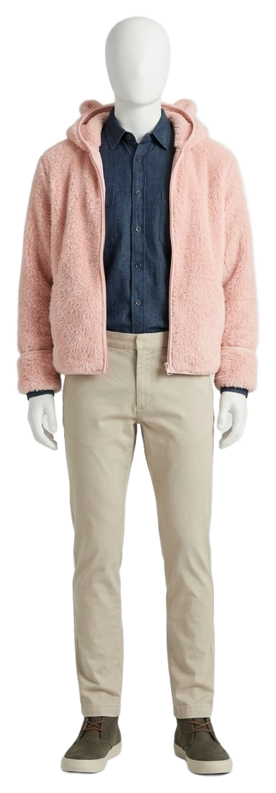 The pieces of this look on a mannequin, a Rewear Reverie preview