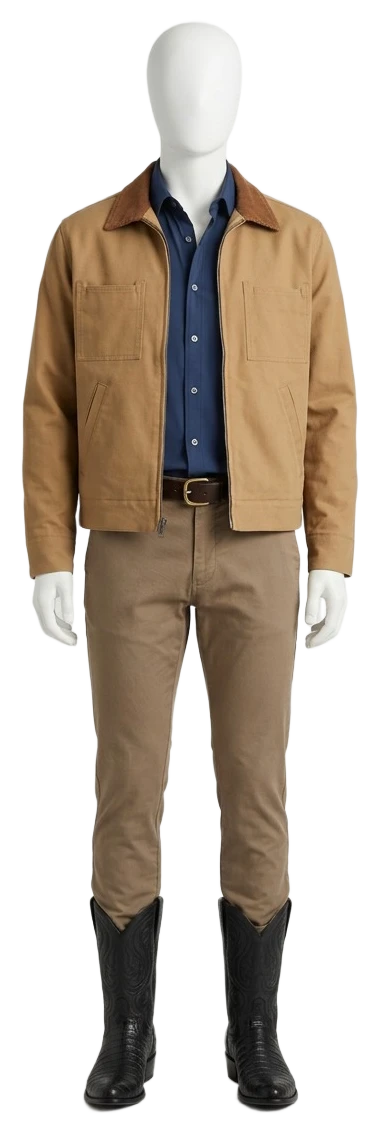 The pieces of this look on a mannequin, a Rewear Reverie preview