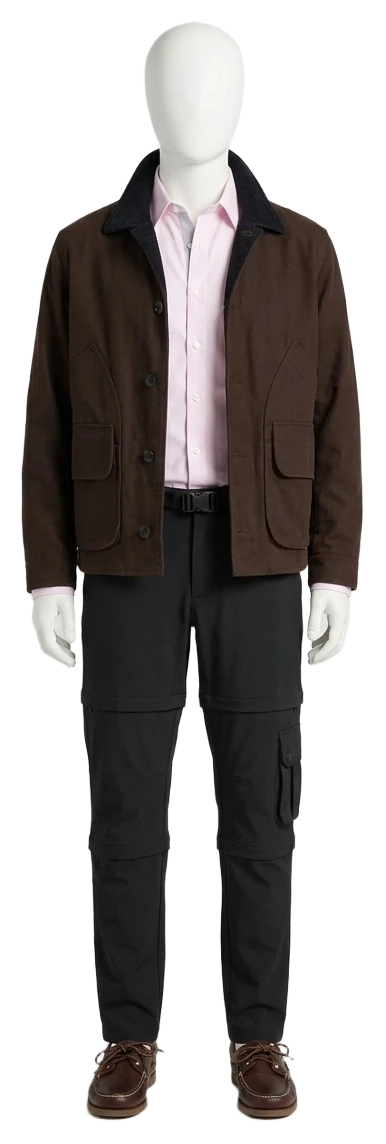The pieces of this look on a mannequin, a Rewear Reverie preview
