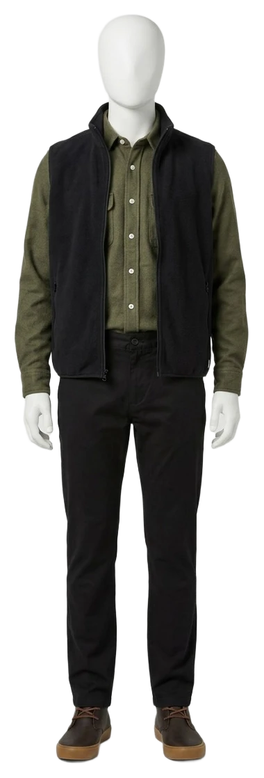 The pieces of this look on a mannequin, a Rewear Reverie preview