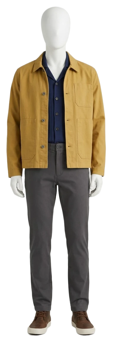 The pieces of this look on a mannequin, a Rewear Reverie preview