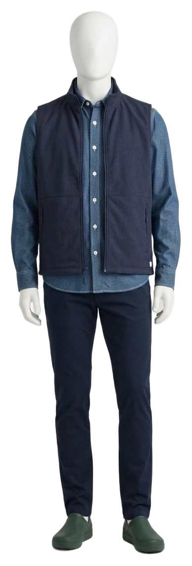 The pieces of this look on a mannequin, a Rewear Reverie preview