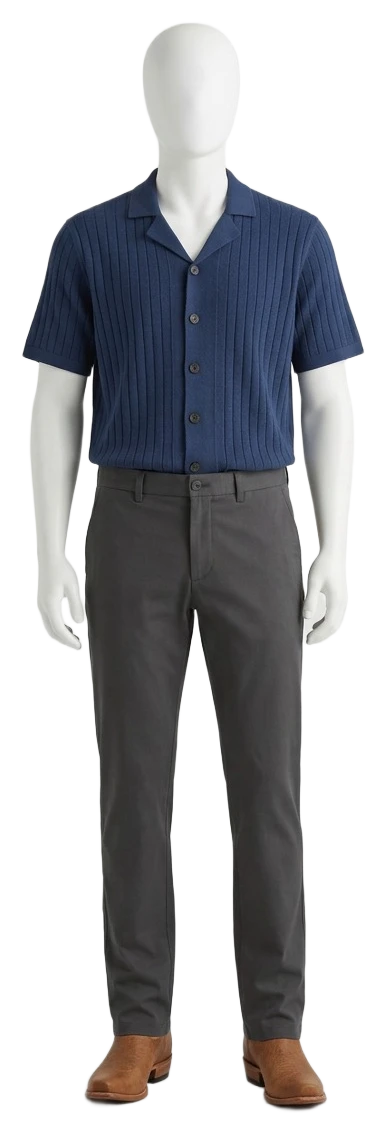 The pieces of this look on a mannequin, a Rewear Reverie preview