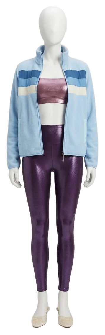 The pieces of this look on a mannequin, a Rewear Reverie preview
