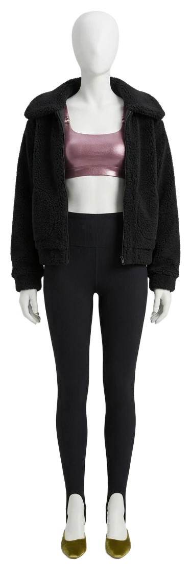 The pieces of this look on a mannequin, a Rewear Reverie preview