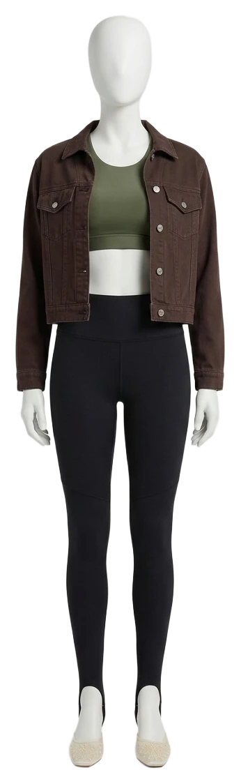 The pieces of this look on a mannequin, a Rewear Reverie preview