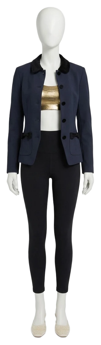 The pieces of this look on a mannequin, a Rewear Reverie preview
