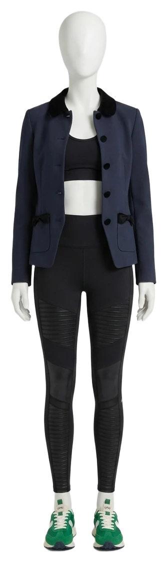 The pieces of this look on a mannequin, a Rewear Reverie preview