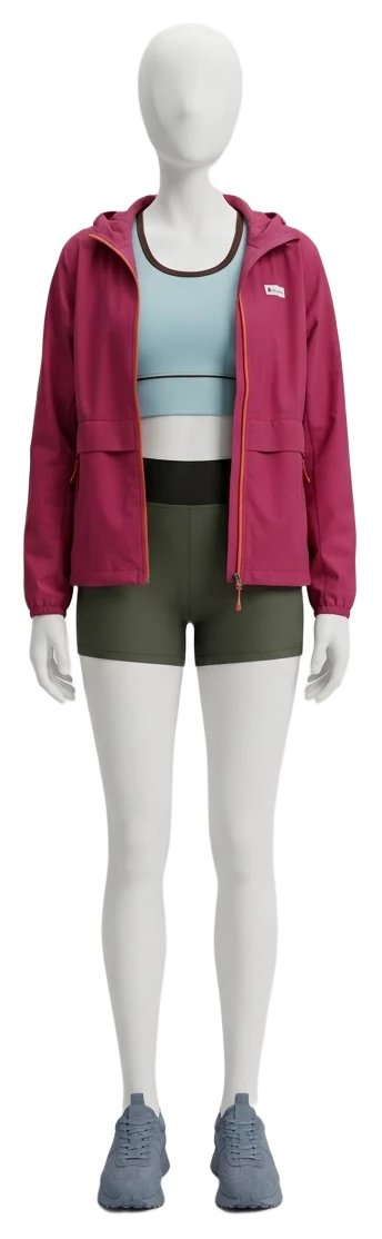 The pieces of this look on a mannequin, a Rewear Reverie preview