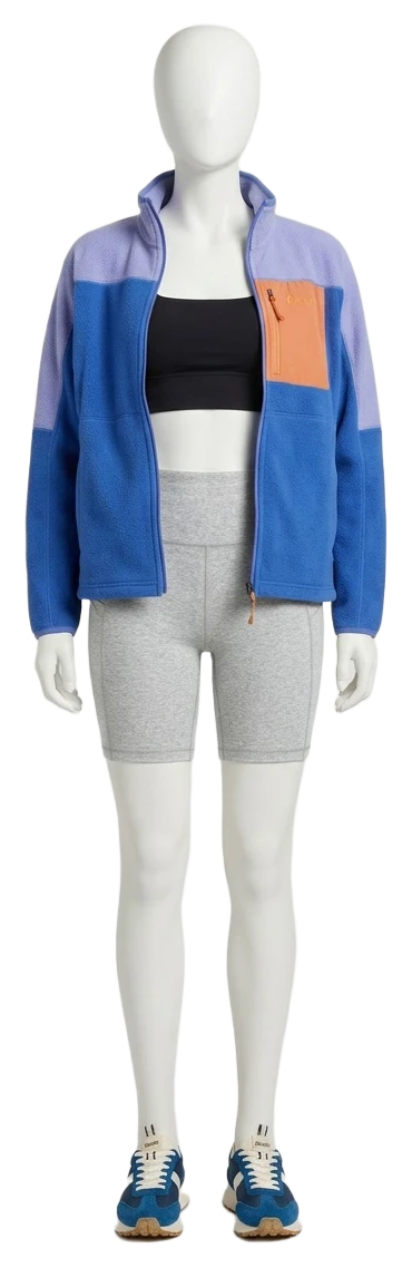 The pieces of this look on a mannequin, a Rewear Reverie preview