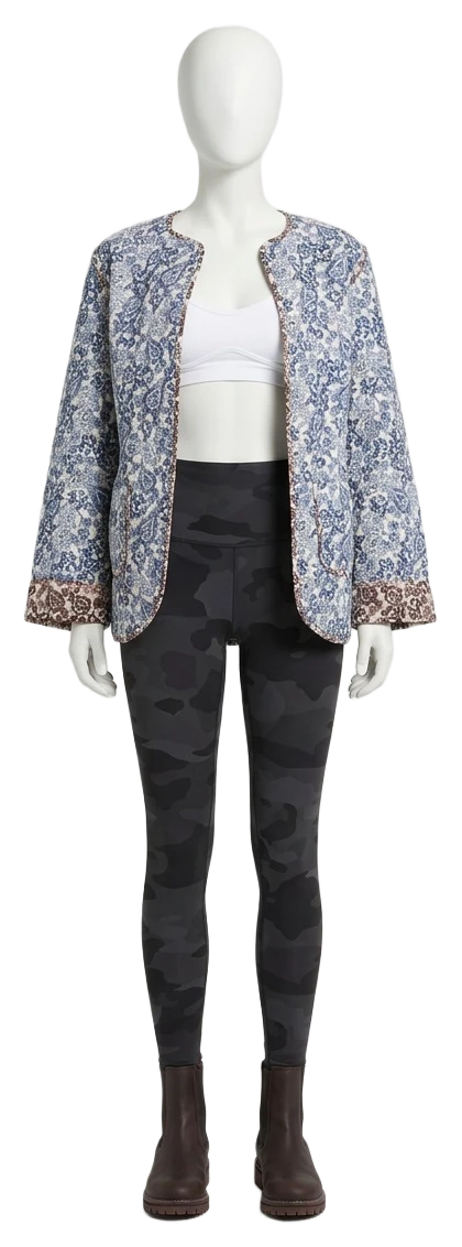 The pieces of this look on a mannequin, a Rewear Reverie preview