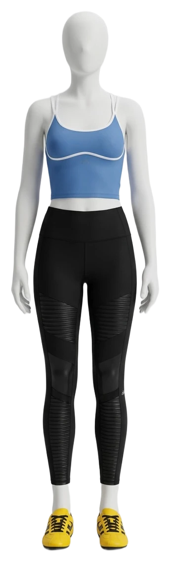 The pieces of this look on a mannequin, a Rewear Reverie preview