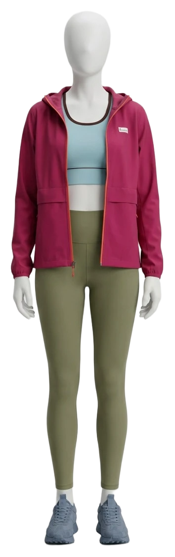 The pieces of this look on a mannequin, a Rewear Reverie preview