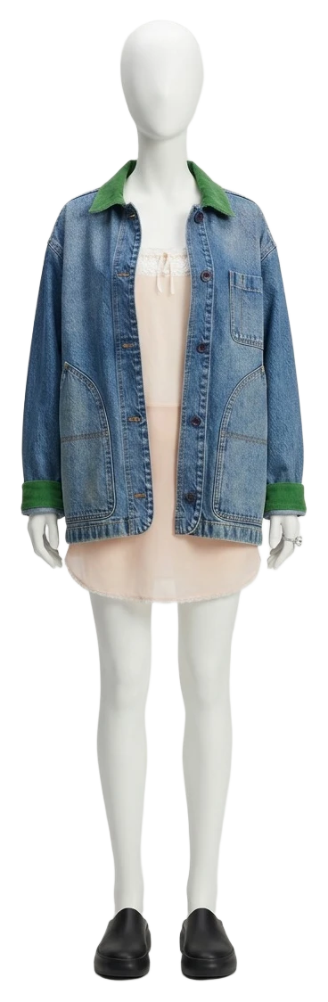 The pieces of this look on a mannequin, a Rewear Reverie preview