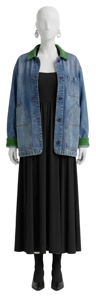 The pieces of this look on a mannequin, a Rewear Reverie preview