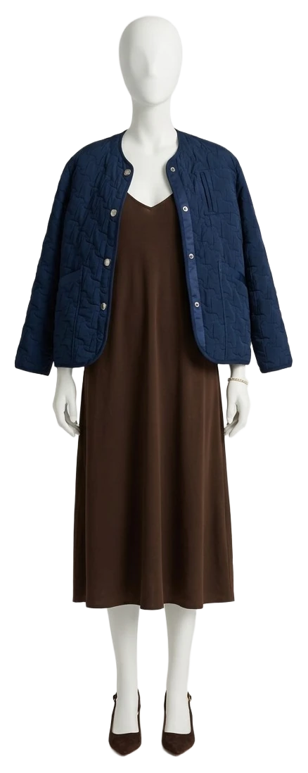 The pieces of this look on a mannequin, a Rewear Reverie preview