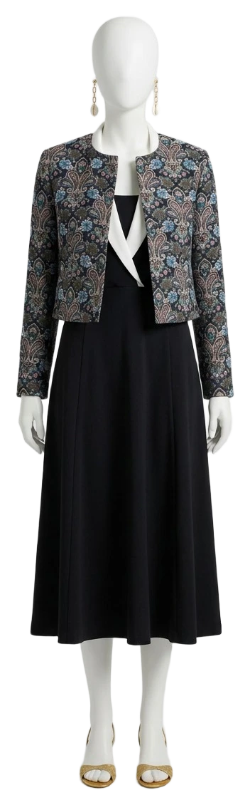 The pieces of this look on a mannequin, a Rewear Reverie preview