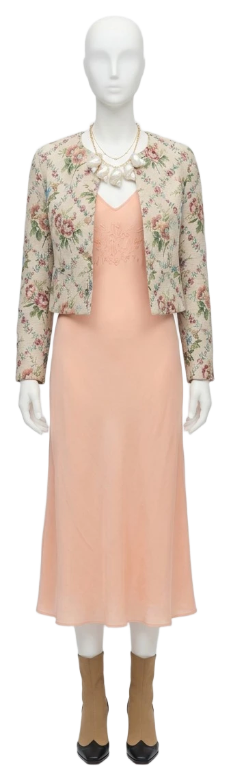 The pieces of this look on a mannequin, a Rewear Reverie preview