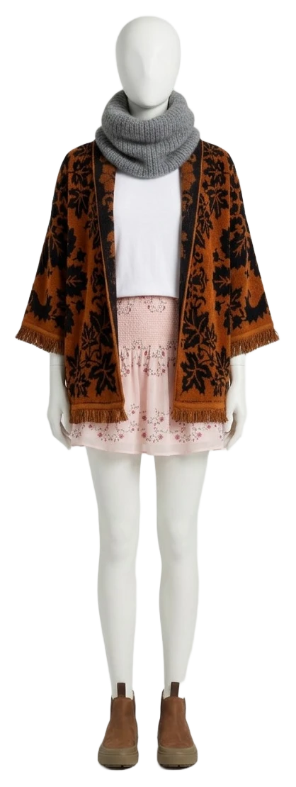 The pieces of this look on a mannequin, a Rewear Reverie preview