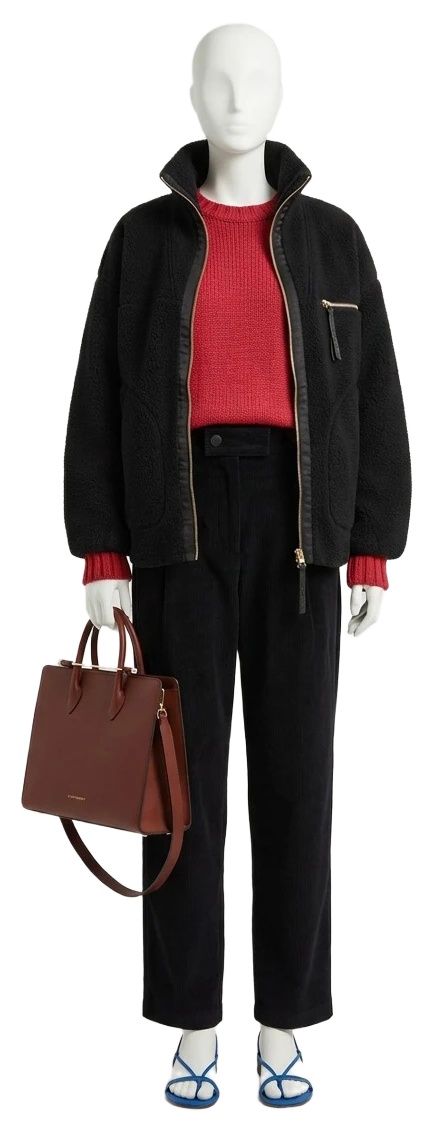 The pieces of this look on a mannequin, a Rewear Reverie preview