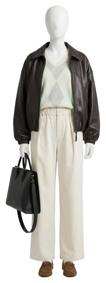 The pieces of this look on a mannequin, a Rewear Reverie preview