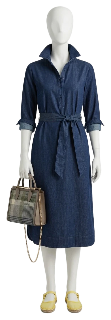 The pieces of this look on a mannequin, a Rewear Reverie preview