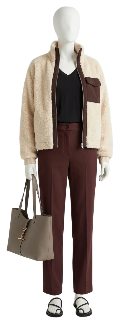 The pieces of this look on a mannequin, a Rewear Reverie preview