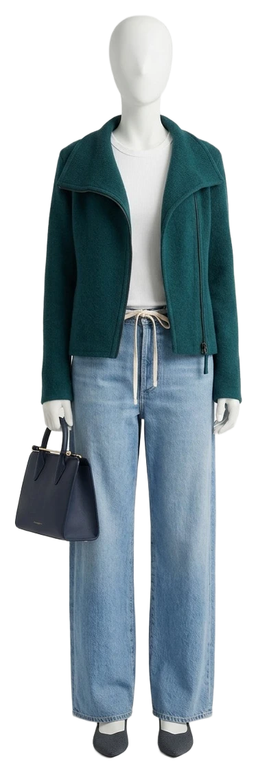 The pieces of this look on a mannequin, a Rewear Reverie preview
