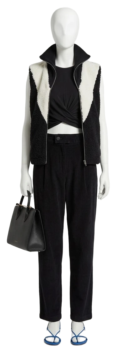 The pieces of this look on a mannequin, a Rewear Reverie preview
