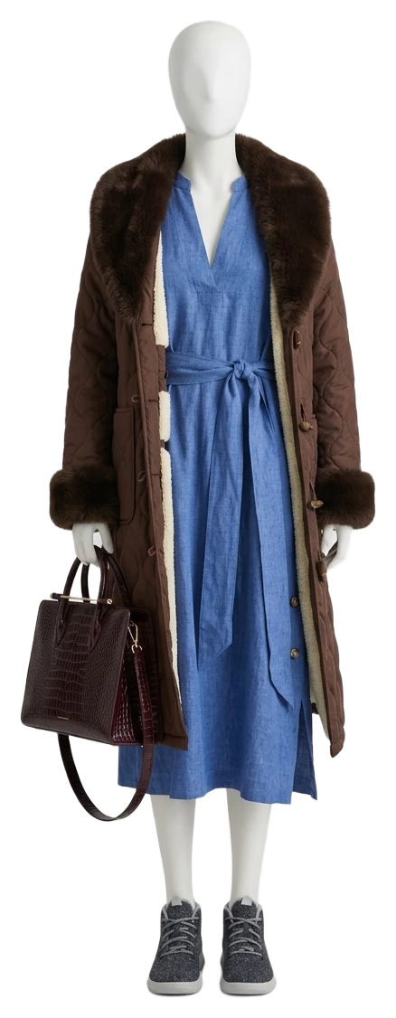 The pieces of this look on a mannequin, a Rewear Reverie preview