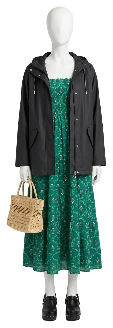 The pieces of this look on a mannequin, a Rewear Reverie preview